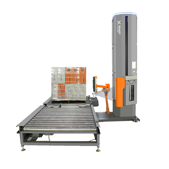 全自動(dòng)薄膜纏繞機(jī)取代人工在物流行業(yè)中的地位