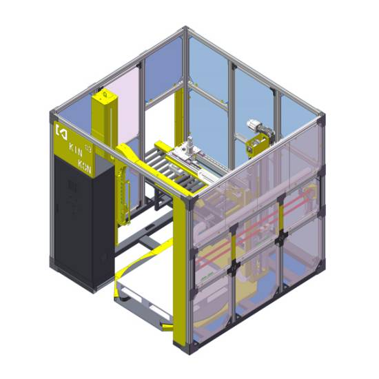 小黃蜂纏繞機:碼垛纏繞一體