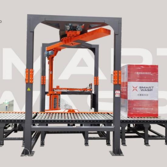 小黃蜂纏繞機:T1000單立柱懸臂纏繞機